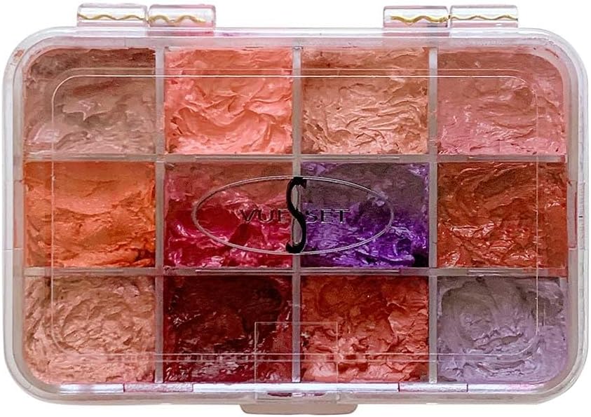 Mango - 12 Sections empty makeup palette depotting case