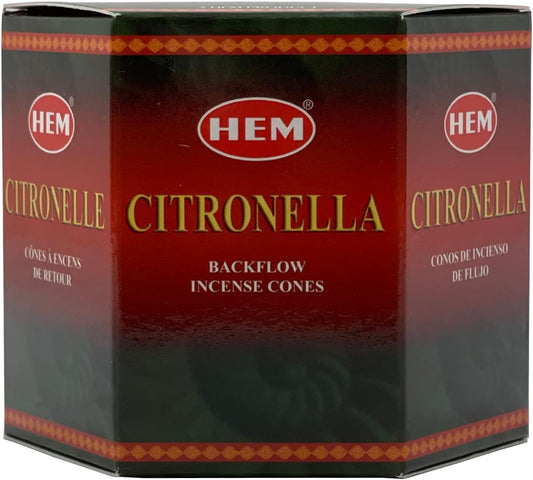 Citronella Backflow Incense Cones for Waterfall Aromatic Smoke Fountain Haze Falls