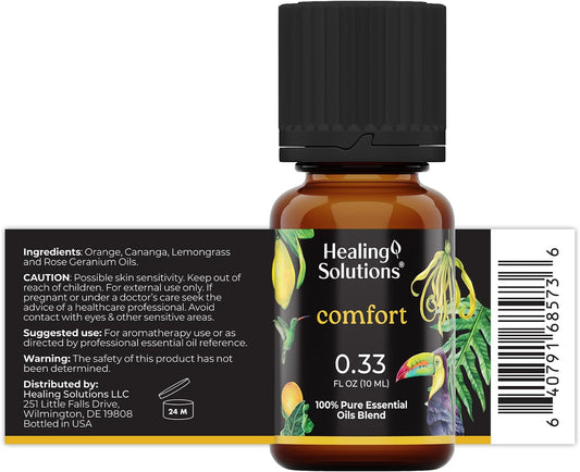 Healing Solutions Comfort Blend Essential Oil - 0.33 Fluid Ounces