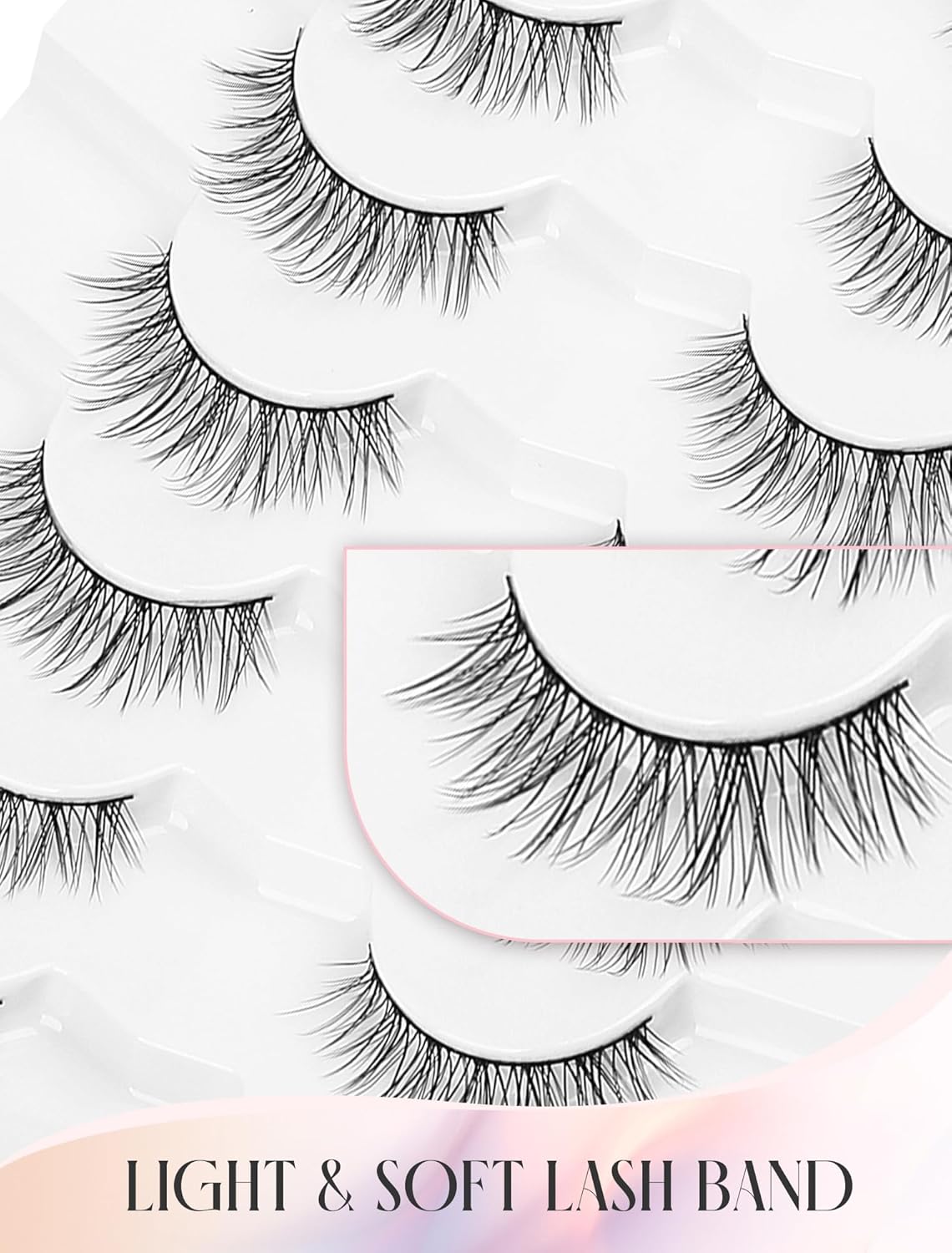Natural Lashes Natural Eyelashes Short Eyelashes Natural Look False Eyelashes Wispy Eye Lashes Small Lashes Fake Lashes K28