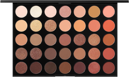Morphe 35O Makeup Palette - Supernatural Glow Artistry Palette with Matte & Shimmer Neutral Shades - Made to Build, Blend & Layer Flawlessly for Everyday, Versatile Makeup Looks (1.98 oz)