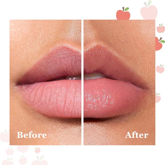 Boobeen Fruit Lip Balm Stick, Lip Repair Stick for Dry Cracked Lips, Moisturizing Lip Care Reduce Fine Lines, Hydrating Lip Balm for Men & Women