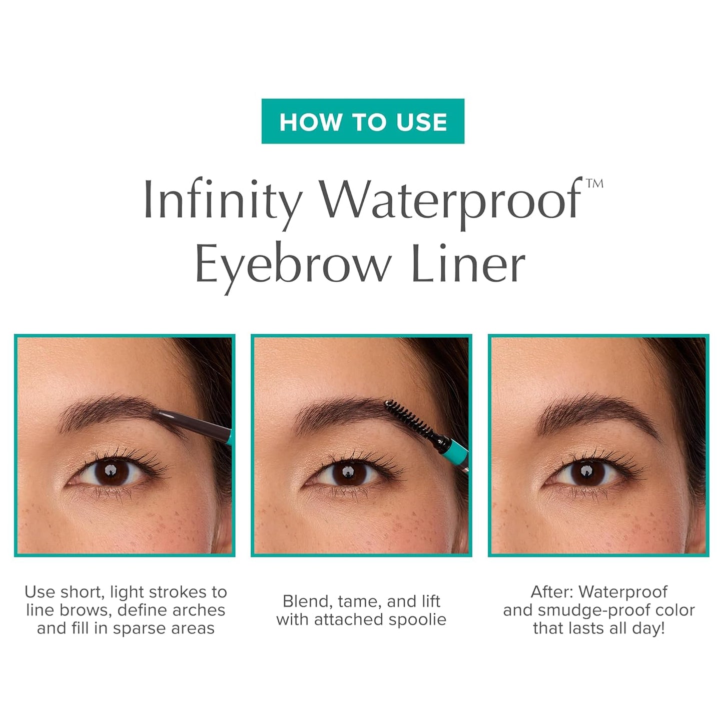 Thrive Causemetics Infinity Waterproof Eyebrow Pencil, Retractable Brow Pencil with Hyaluronic Acid & Shea Butter, Dual Ended Eyebrow Brush Spoolie, Fine Tip, Vegan & Cruelty Free, Blanka (Taupe)