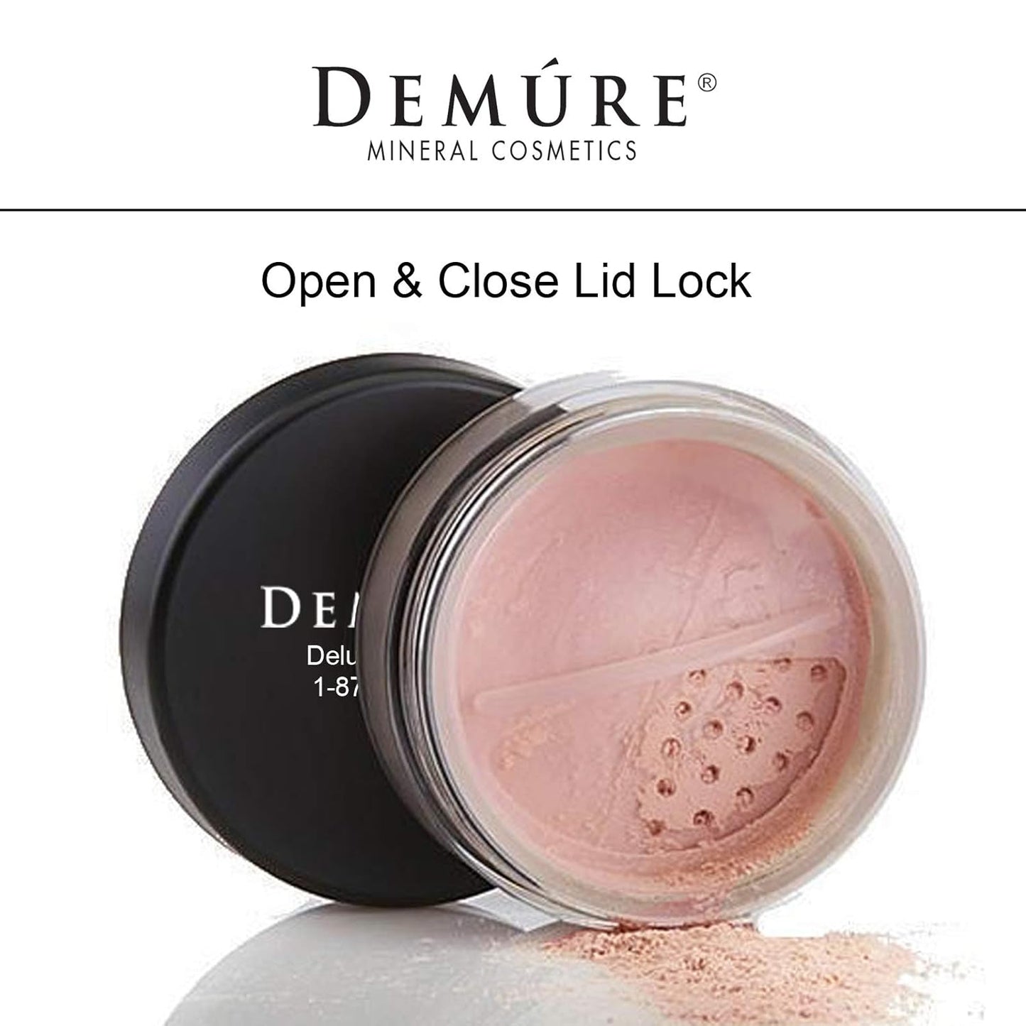 Demure Go Bronze Mineral Blush Powder, Loose, Natural, Professional, Cruelty-Free Makeup