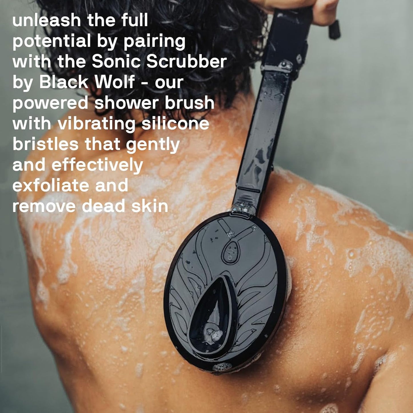 Black Wolf 2-Pack Moisturizing Body Wash Bundle - Mens Hydrating Bodywash for Dry, Dehydrated, & Sensitive Skin - Hyaluronic Acid, Aloe Vera, & Jojoba Oil Body Cleanser Help Remove Oil & Dirt