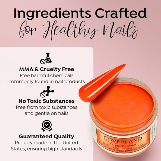 Tones Coverland Acrylic Nail Powder "Urban Style" - Limited Edition Acrylic Powder for Nail Design, Sculpting, and Masking Nail Bed Imperfections - Professional Acrylic Nail Supplies - (1.5 Oz)