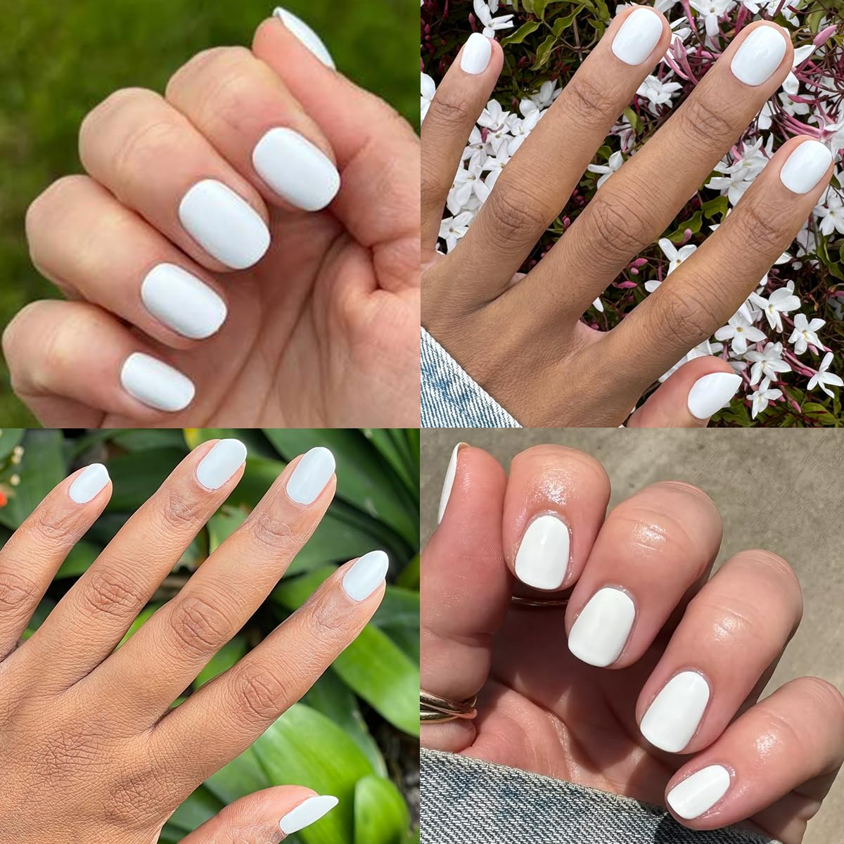 Olive & June Long Lasting Nail Polish | Plump, Gel-Like Finish No Lamp Needed | Lasts up to 10 days | Salon-Quality Color at Home | 15-Free, Vegan & Cruelty-Free Chip-Resistant Shine | HD Crisp White