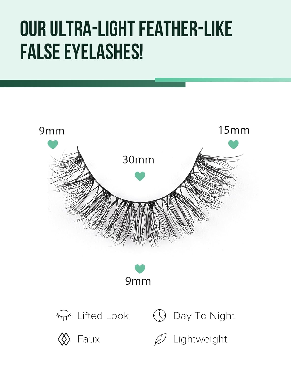 Short Eyelashes Natural Look Wispy Mink Lashes Thick False Eyelashes Small Eye Lashes Pack Fluffy Strip Lashes 7 Pairs