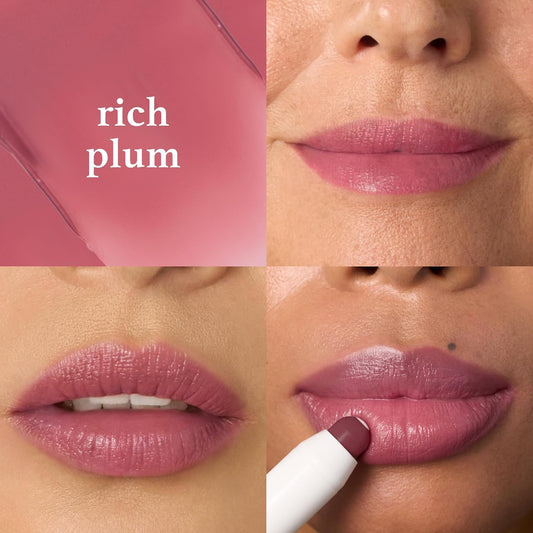 Julep It's Balm Tint of Color Lip Balm - Rich Plum | Hydrating Lip Color with Vitamin E Core | Natural Gloss Finish | Vegan & Cruelty-Free
