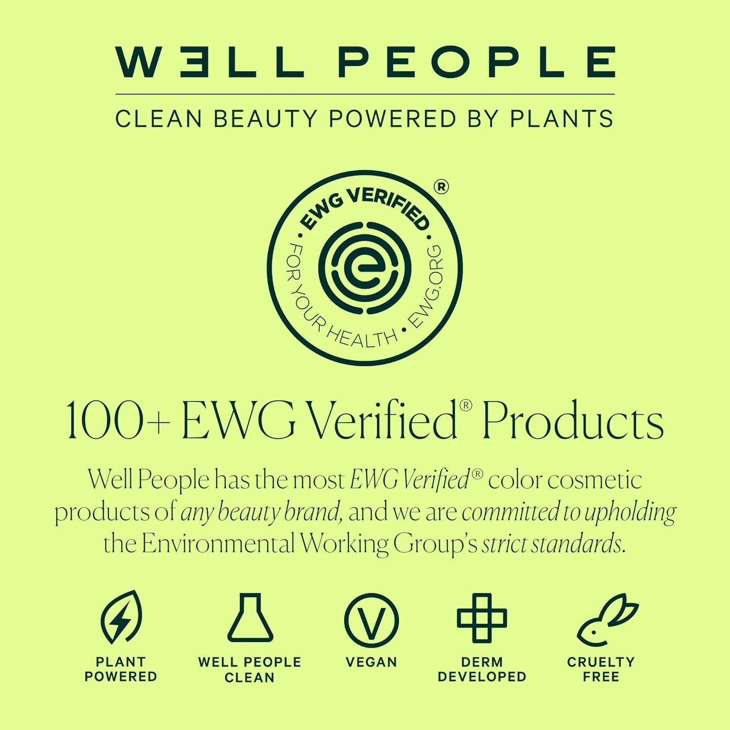 Well People Power Palette Eyeshadow, Five Long-wear, Hyper-pigmented Matte & Shimmer Shades For Intense Color, Vegan & Cruelty-free, Violet