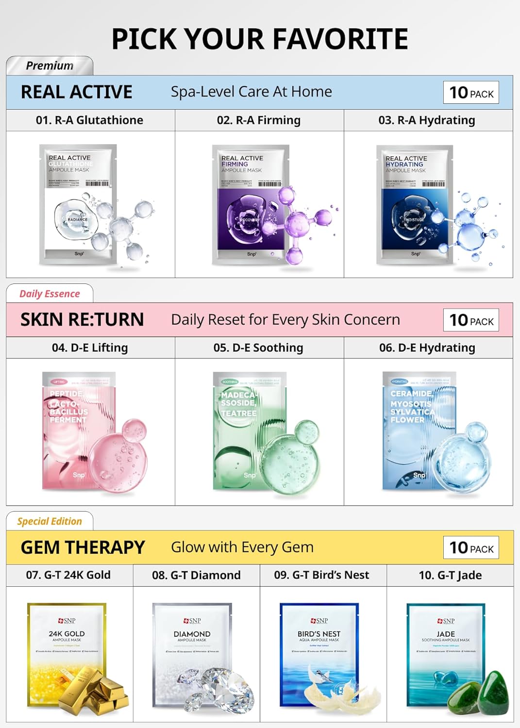 SNP 1000mg Bird's Nest + Hyaluronic Acid Ampoule Sheet Mask | Hyaluronic Acid Sheet Mask | Maximum Hydration and Protection for All Dry Skin Types | Korean Skincare Facial Mask | 10 Sheets