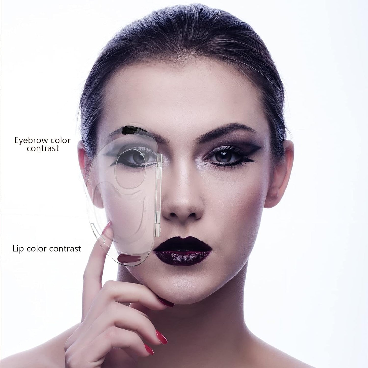 Makeup Mixing Palette Can Store Liquid Foundation, Hold Acrylic Palette, Art Nail Palette, Pigment Transparent Makeup Palette For Foundation Make-up