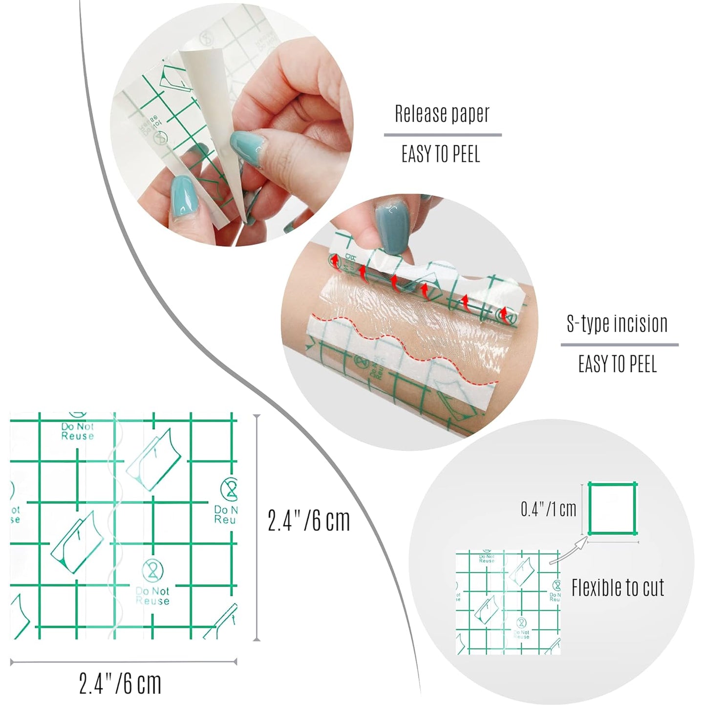 Disposable Makeup Palettes,Makeup Artist Must Haves Adhesive Makeup Mixing Tray Waterproof Tape,Mini Travel Makeup Palette for Women Girls Female Make up (2.4 Inch/140 Pieces)