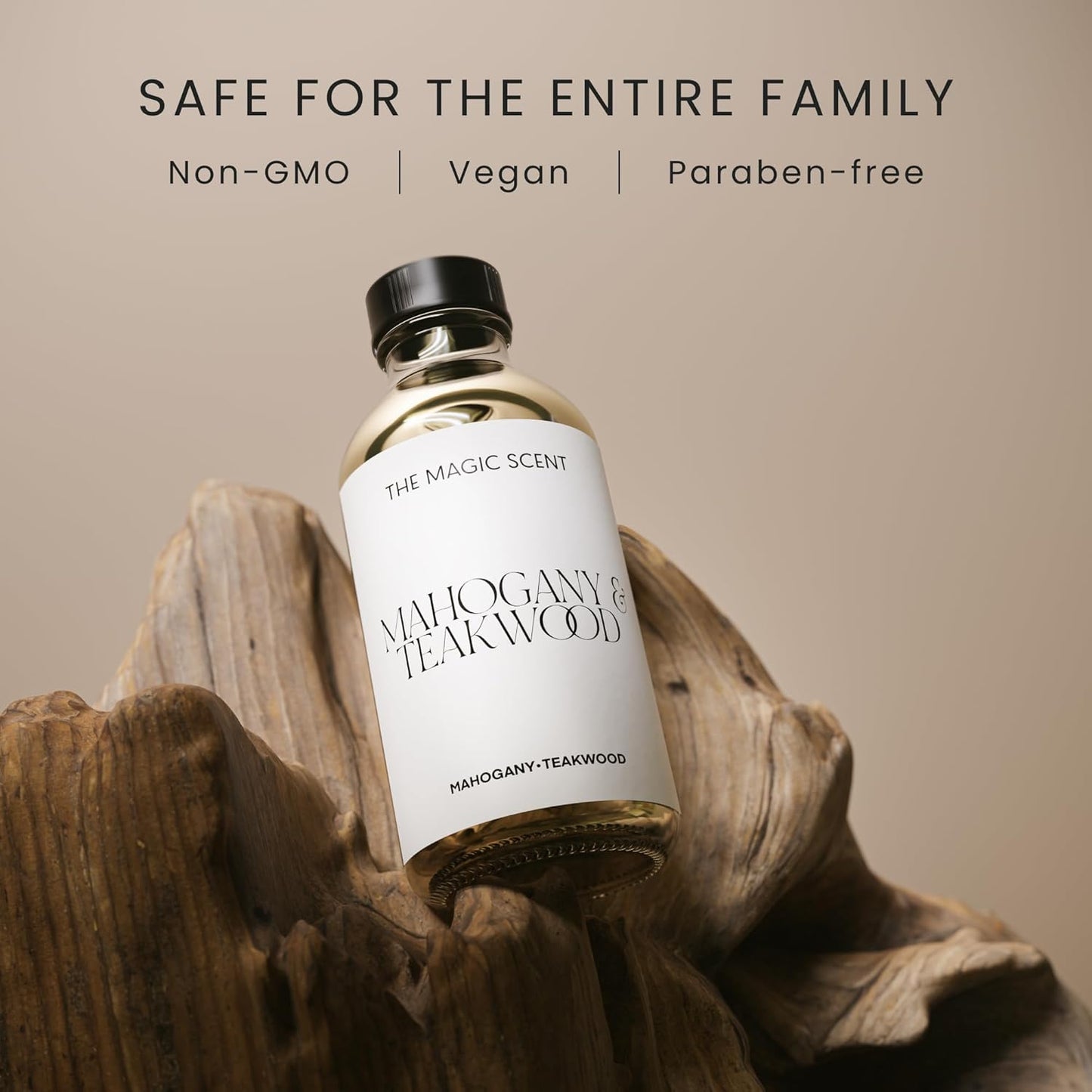 Mahogany & Teakwood Diffuser Oil - Hotel & Home Luxury Scents Inspired by Abercrombie & Fitch - Diffuser Oil Scents for Home Designed for Use in All Diffusers - 16.9 fl oz, 500 mL