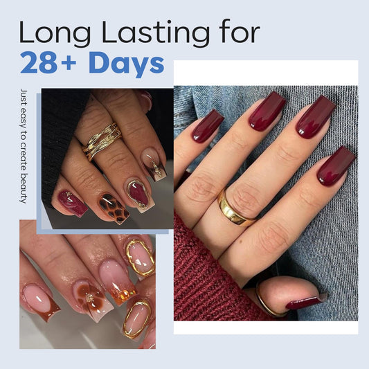 modelones Short Square Nail Tips, Pre-shaped Soft Gel Tips Fake Nails False Acrylic Clear Full Cover Press on Extension Gel Kit Manicure DIY at Home 216PCS 12Sizes