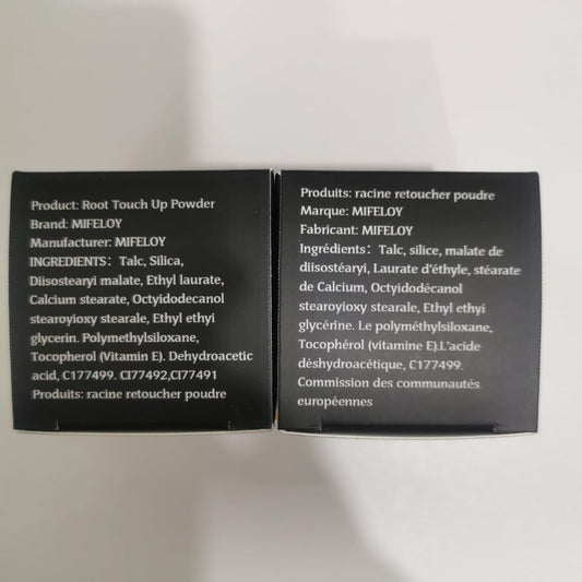 Root Touch Up Powder, Instantly Gray Hair Cover Up, Women Color Root Coverage Shadow Powder for Thinning Grey Hairline, Men Roots Concealer for Hair Loss Beard Line Eyebrow, Dark Gray