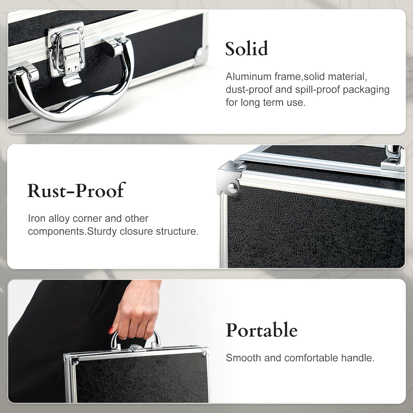 Makeup Kit For Women,All in One Makeup Gift Set for Girls in Cosmetic Train Case (Black) With Mirror,Full Starter Cosmetic Kit Includes Eyeshadow Palette,Lipgloss,Blushes