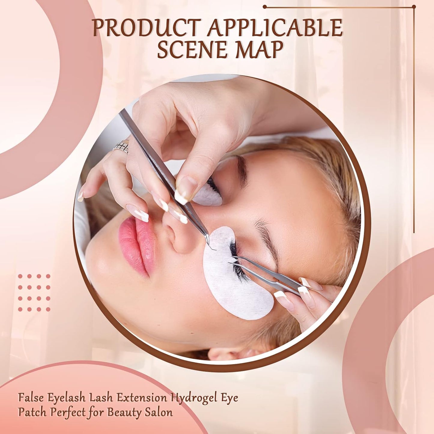 120 Pairs Under Eye Gel Pads Natural Eyelash Extension Gel Pads Patches Kit for Eyelash Extension Supplies Bulk Eyelash Extension Supplies Beauty Tools, Fit Most Eye Shape