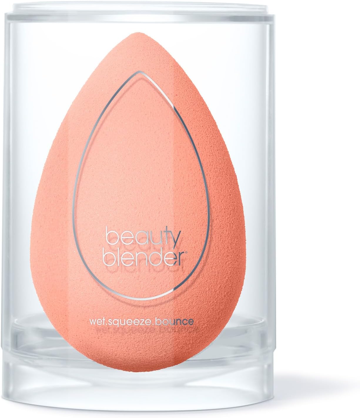 Beautyblender® | Papaya Beauty Blender Makeup Sponge, Super-Soft Foam Easily Blends Foundations, Powders & Creams, Made in USA, Reusable, Washable, Streak Free Application, Vegan, Cruelty Free