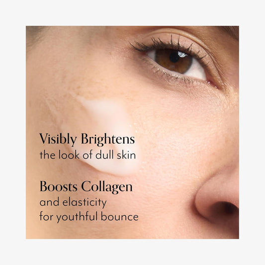 Bliss Bright Idea Vitamin C Eye Cream - Brighten & Hydrate Anti-Aging Treatment, Reduces Fine Lines, Boosts Collagen & Firms, 3-O-Ethyl Ascorbic Acid, Tri-Peptide & Licorice Root, 0.5fl oz