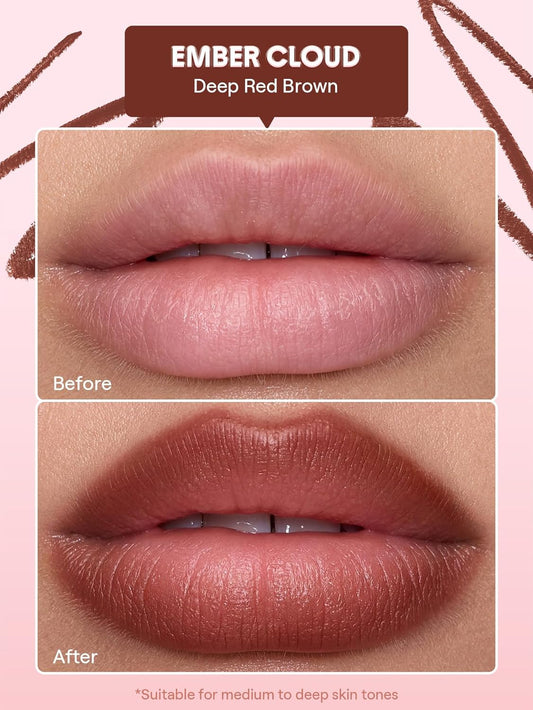 SHEGLAM Cloudline Blur Lip Liner Long Lasting,Vegan & Cruelty-Free Lip Stain-Ember Cloud