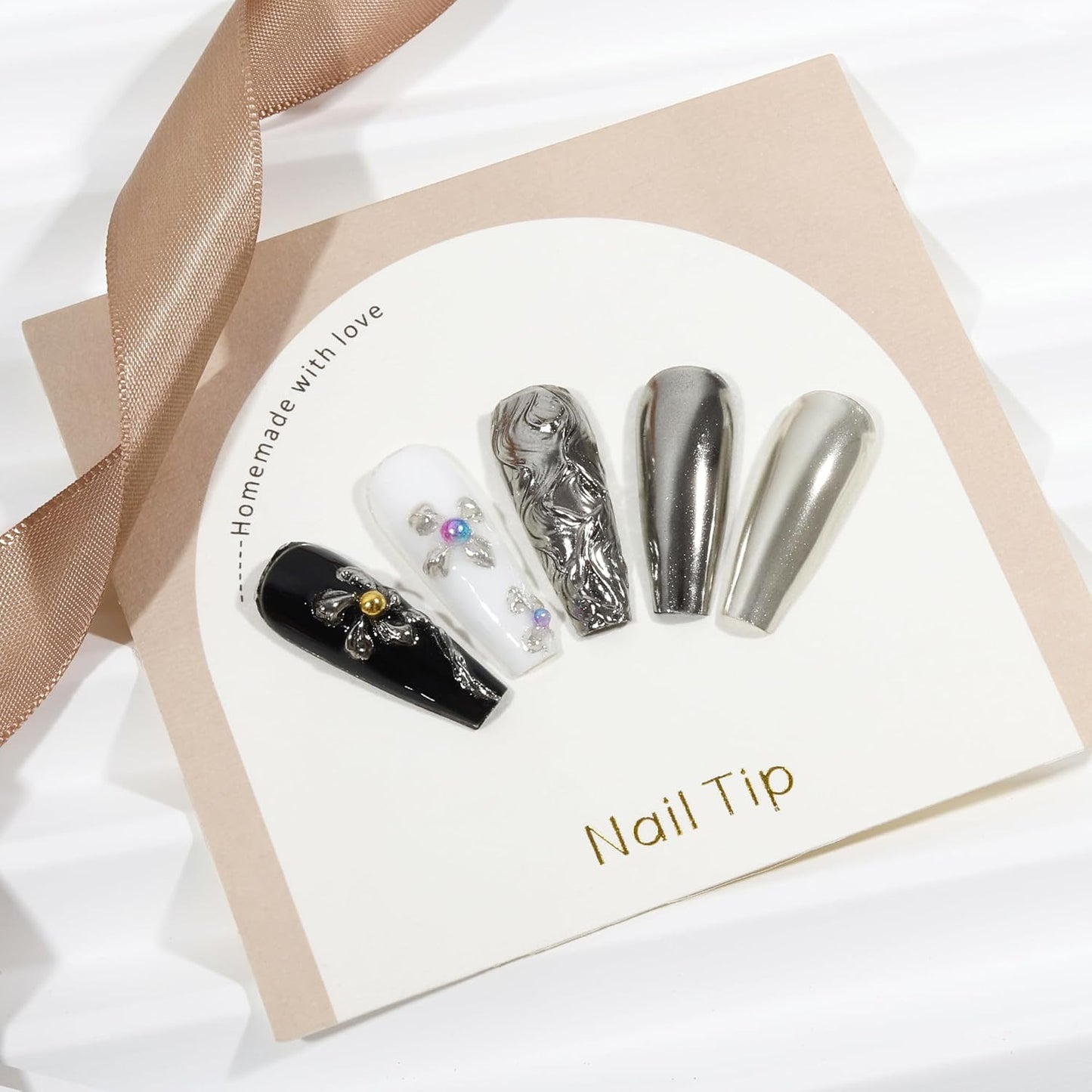 Artdone Chrome Nail Powder, Light Silver Iridescent Aurora Powder Metallic Mirror Effect Pigment Pearlescent Mermaid Pigment Pearl Glitter Dust Kit, Nail Art Decoration, Resin Craft