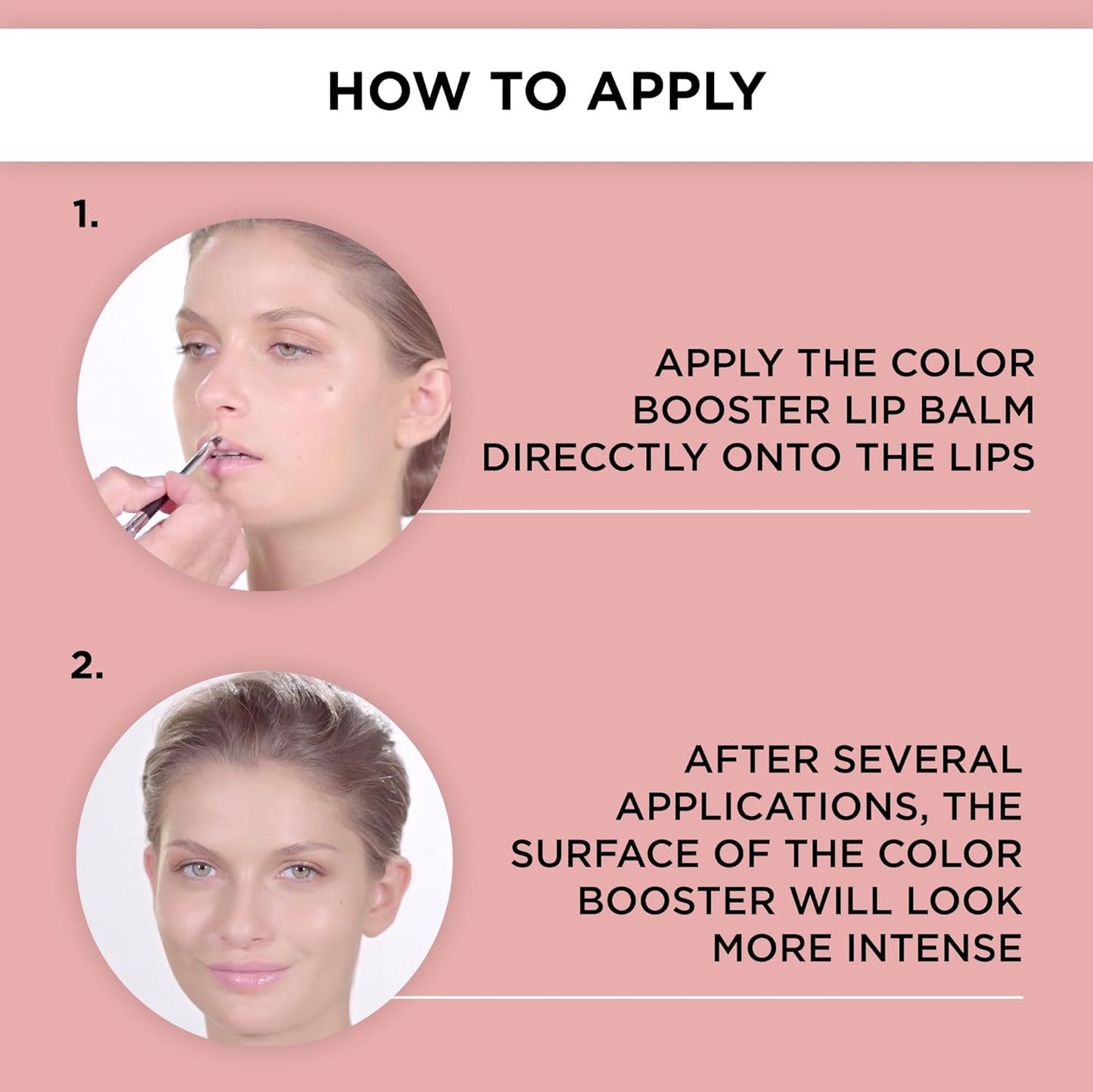 ARTDECO Color Booster Lip Balm in boosting pink - nourishing lip balm with color-adapting pigments - lip plumper with spearmint flavor - prevents dryness & chapping - lip care with kernel oil - 0.1 Oz