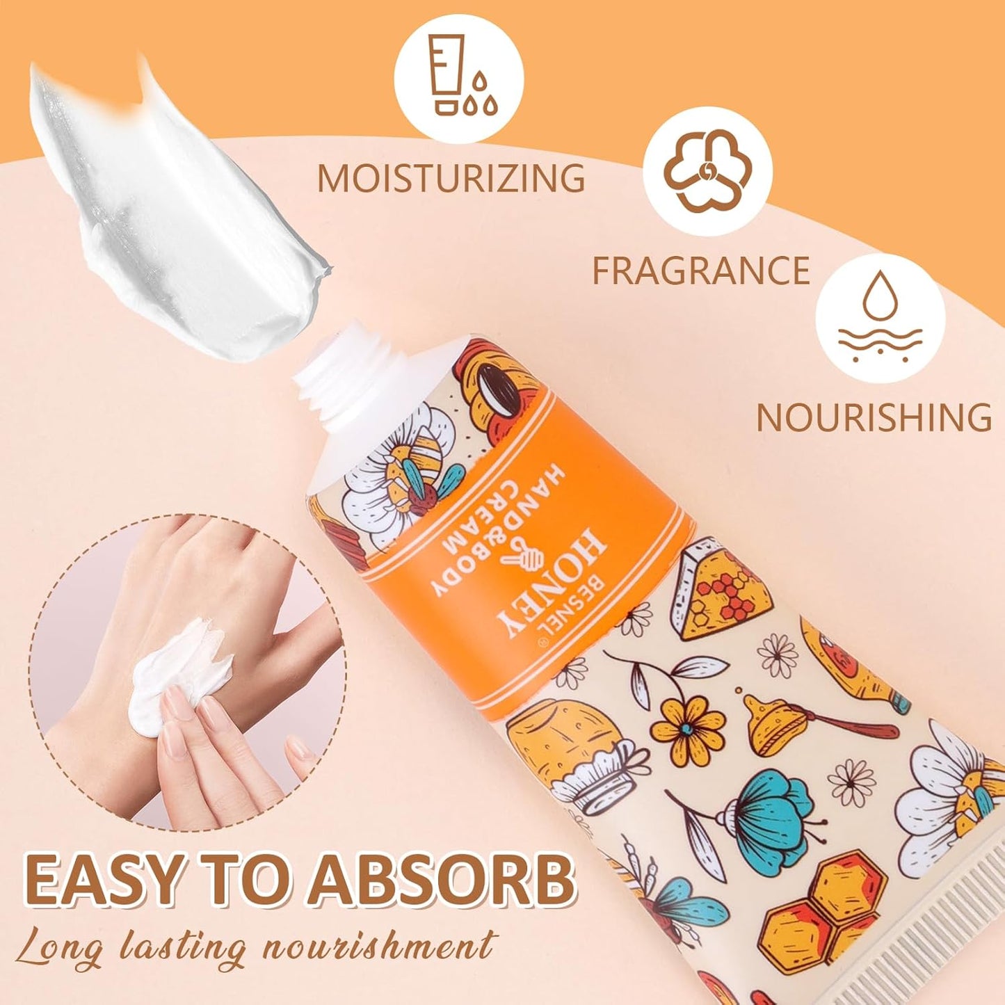 60 Pack Hand Cream Gifts Set For Women, Mini Hand Lotion Travel Size in Bulk for Dry Cracked Hands, Graduation Gifts, End of Year Teacher Appreciation Gifts, Thanksgiving Gifts, Party Favors