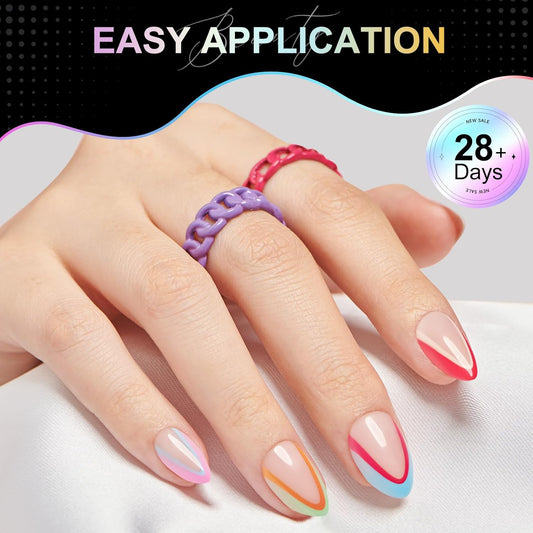 Almond Nail Tips Extra Short Soft Gel Nail Tips 240Pcs Short Almond Shaped Full Cover Nails Tips Half Matte Gelly Press on Fake Nails Tip for Acrylic Nail Tip Extension Home DIY & Salon Nails 12 Sizes