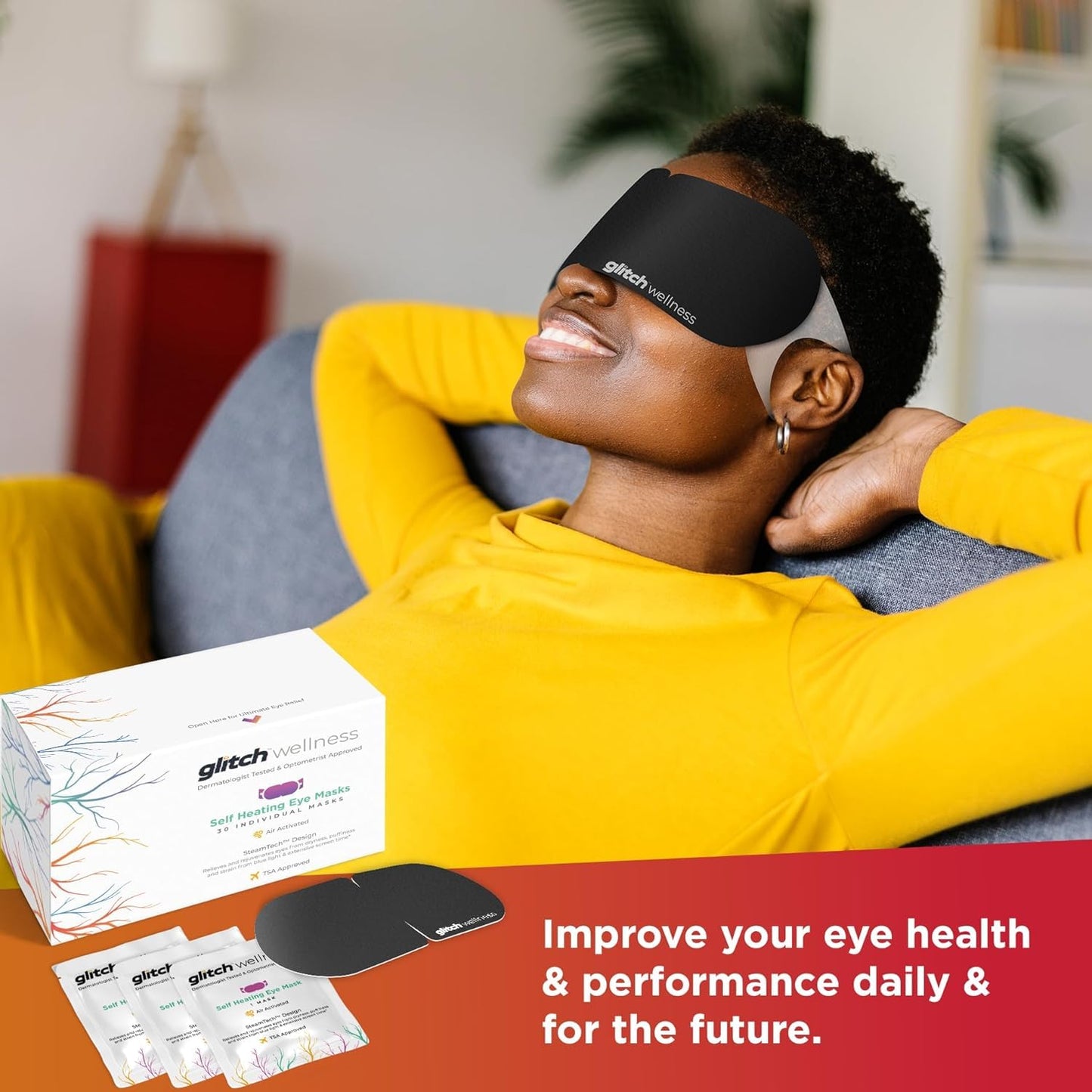 Steamtech Self Heated Dry Eye Masks - 20 Eye Doctor Approved Warm Eye Compress for Dry Eyes - Disposable Eye Mask for Fatigue & Dryness – Perfect Dry Eye Relief Product, Spa Experience