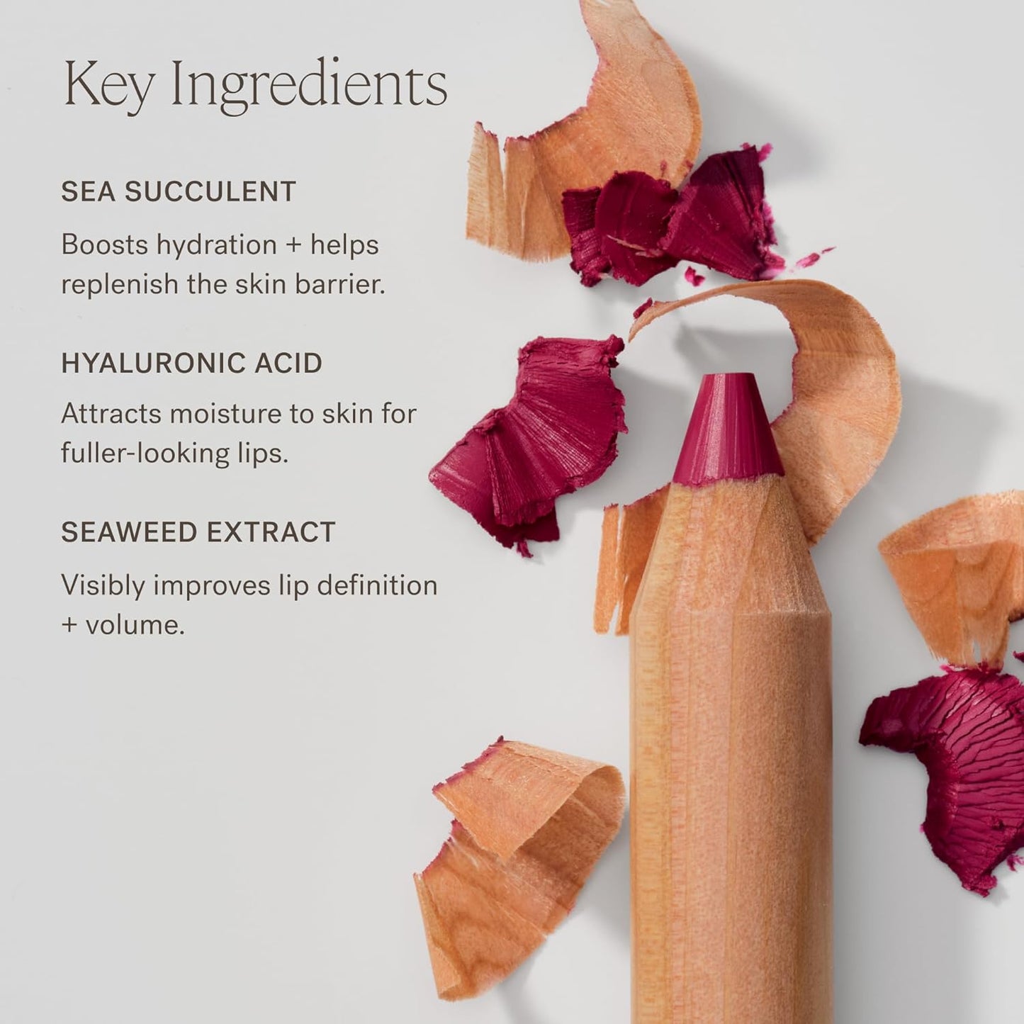 ILIA - Lip Sketch Hydrating Crayon | Hydrate, Plump, Smooth, Strengthen | Long Lasting up to 12-Hours, Bleed-Resistant, Soft-Matte | Barrier-Building, Non-Toxic, Cruelty-Free (Banquette)