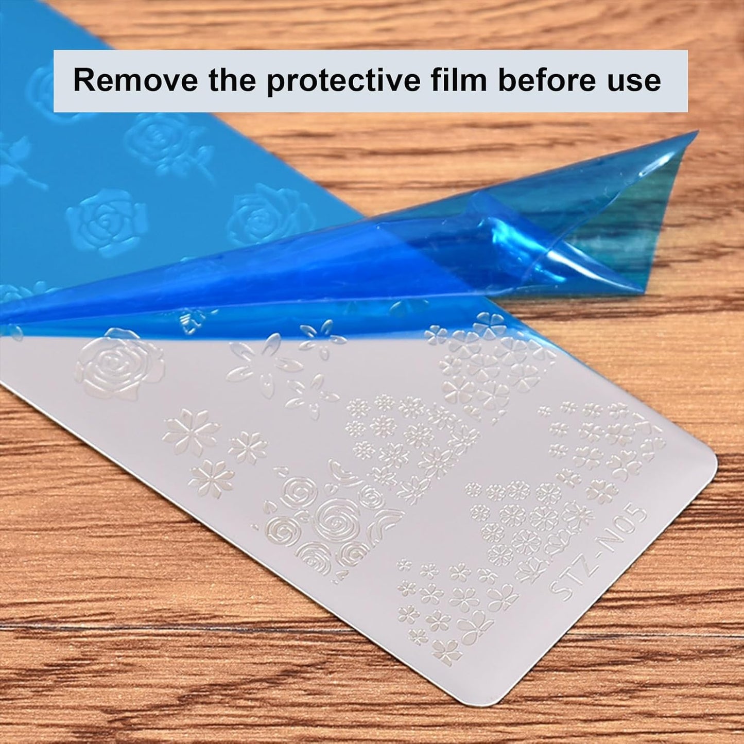 AddFavor Nail Stamper Kit 8pcs Stamping Plates Minimalist Geometric Butterfly Leaf Image Template for DIY Decorating Polish Gel Plate Print Stamper Manicure Stencils Tools