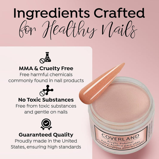 Coverland Acrylic Powder 3.5oz "Crème Brulee" - Limited Edition