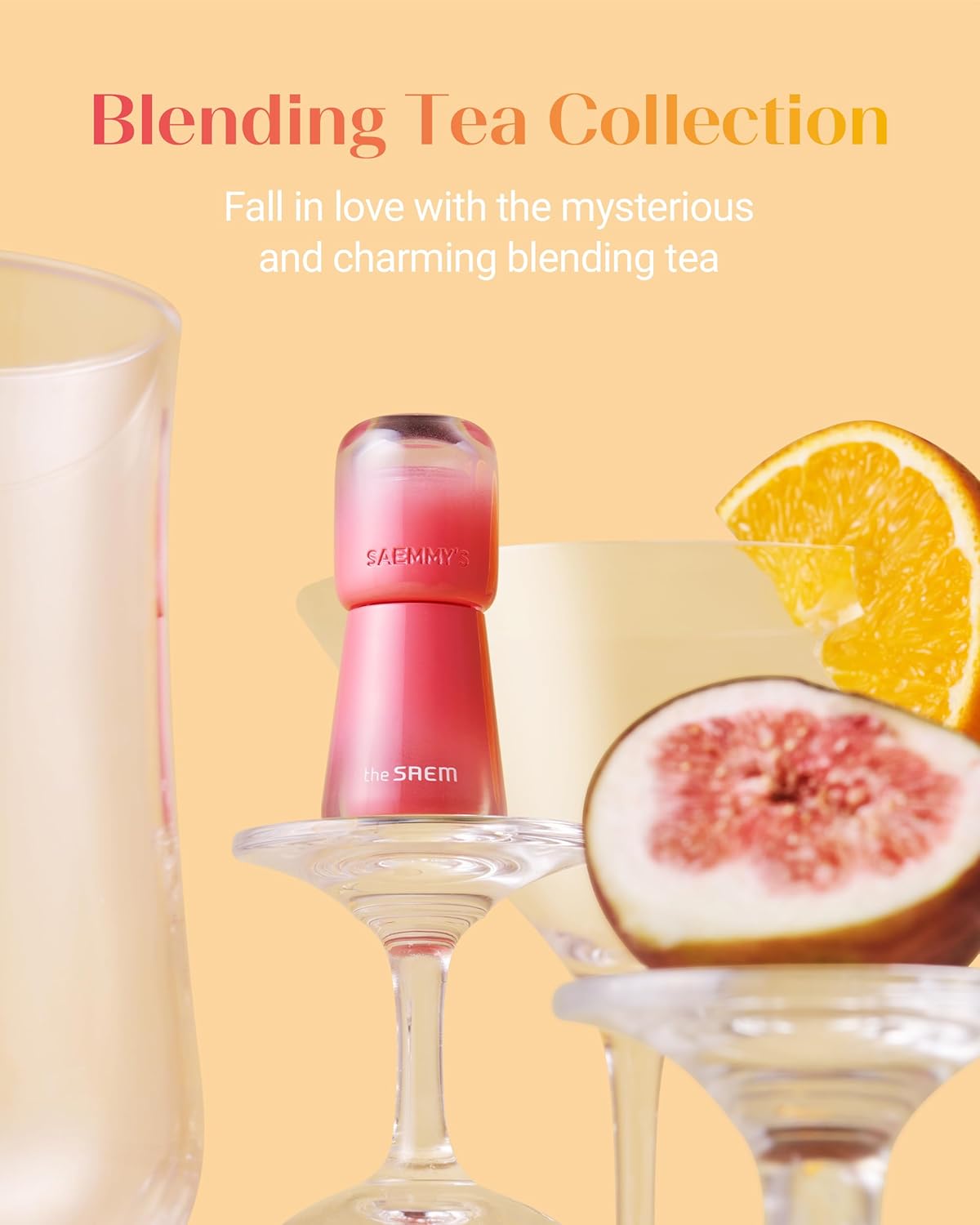 THESAEM Saemmy's Ade Shot Tint - Korean Lip Titnt, Water Gel Lip Stain with Plump Glowy Moisturizing Finish, Buildable Radiant Gloss, Long-Lasting Comfort, 0.1 fl.oz. (04 Violet Gin)