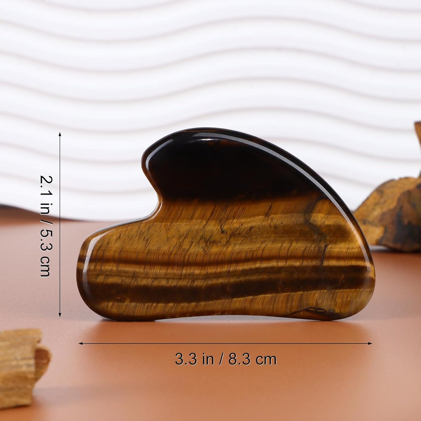 Gua Sha Facial Tools Gua Sha Jade Stone for Face Skincare Facial Body Tensions Reduce Puffiness Yellow