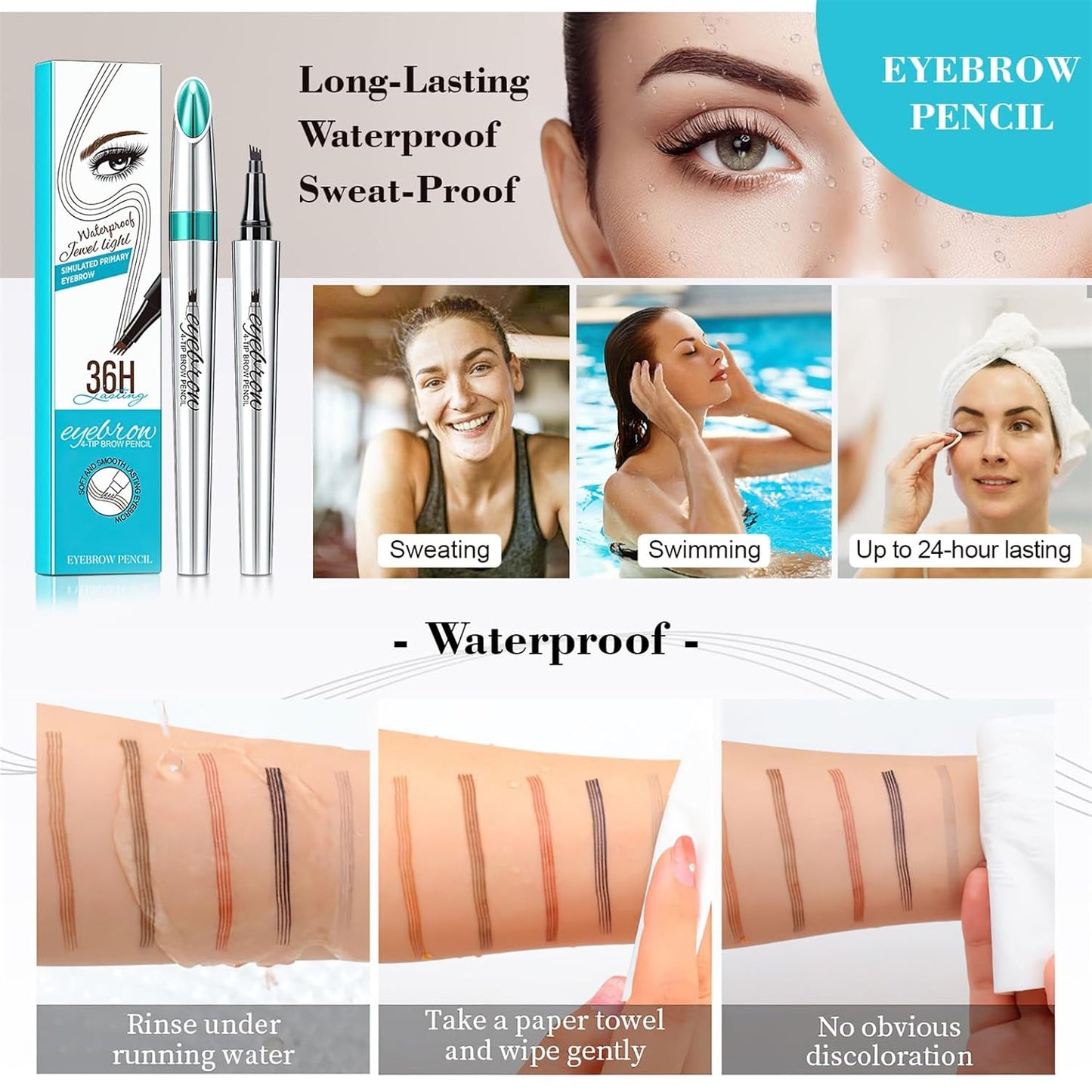 Makeup Sets for Women Girls Air Cushion Eyebrow Pencil Eyeshadow Palette Mascara Lipstick Makeup Bag, Create Sophisticated Makeup for Your Wife & Girlfriend