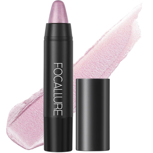 FOCALLURE Ultra Chic Metallic Lipstick,Rich Vitamin E Lip Crayon,Lightweight Shinning Color without Drying or Fading,Long Lasting Lips Makeup,#28 Faded