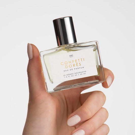 Le Monde Gourmand Confetti Dorés Eau de Parfum- 1 fl oz (30ml) - Birthday Cake, Vanilla, Rose Perfume Notes