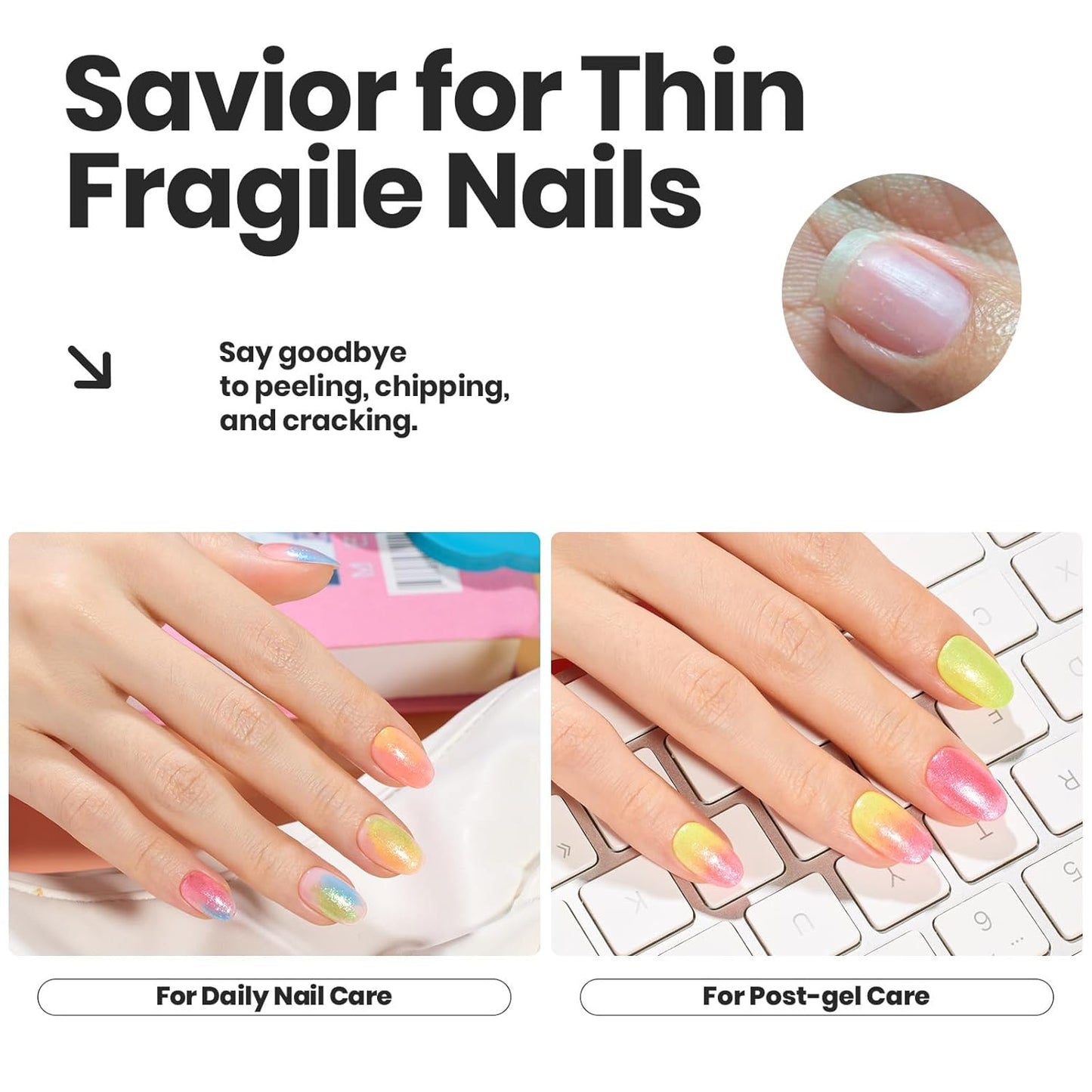 Beetles Neon Nail Polish Set, 6 Colors Glitter Nail Polish Kit Shimmer Pink Blue Green Yellow Orange Neon Fever Quick Dry Fingernail Polish Gifts for Women Salon DIY Manicure Kit