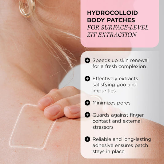 ZitSticka Pimple Patches for Face and Body, Goo Getter Hydrocolloid Patches to Cover Zits & Blemishes, Acne Patches or Zit Spot Stickers, Body Blemish Patch (Body Patch 9 Pack)