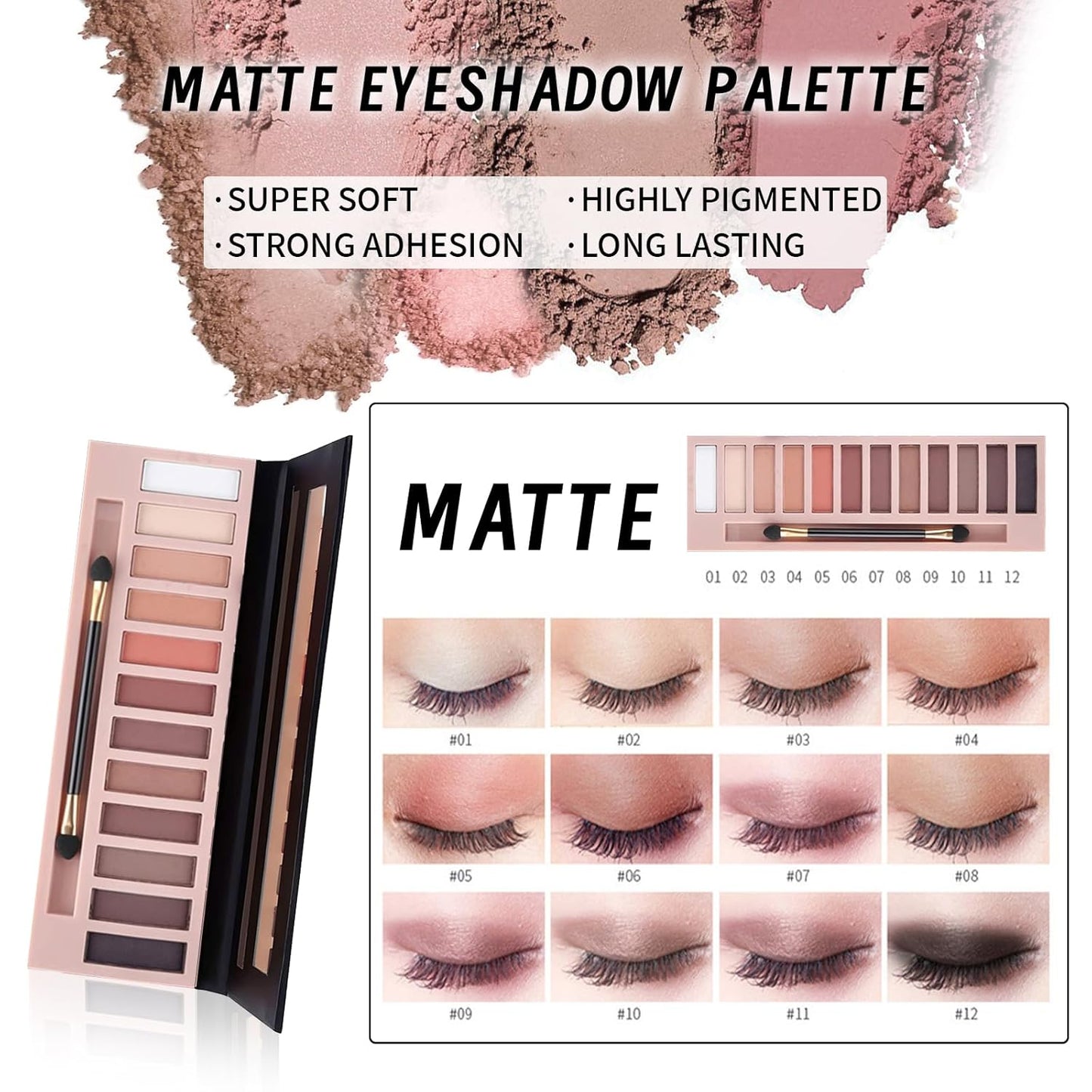 Makeup Set, Makeup Set Kit for Women, Makeup Present for Women Teens, Eyeshadow Foundation CC Cream Face Primer Counter stick, Brush Sponges Lipstick Set Eyebrow Pencil Mascara Eyeliner