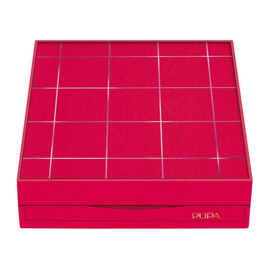 Pupa Milano Pupart M Makeup Palette, 003 Red, 0.6 oz - Makeup Kit - Blush - Concealer - Highlighter - Eyeshadow - Lip Gloss - Lip Cream - Face Makeup