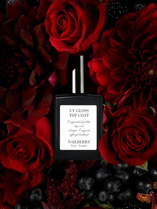 UV Gloss Top Coat | Gel-Like Finish Nail Top Coat | Fast Drying Without UV or LED Lamps | Chip-Resistant, Oxygenated Gloss Top Coat | Vegan | Certified Halal & Cruelty Free | 25-Free | 15 ml