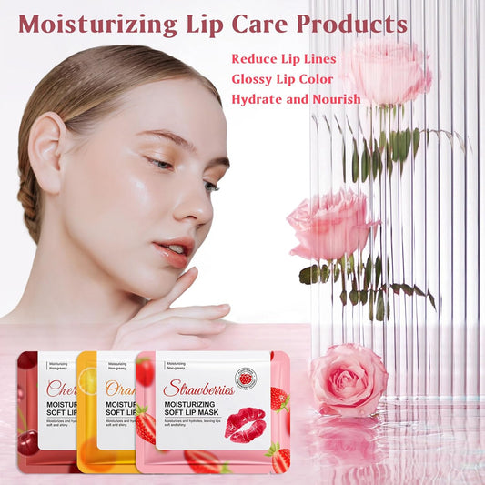30 Pieces of Lip Masks,Hydrating Lip Sleeping Masks Lip Care Kit,Overnight Lip Masks for Dry Lips,Moisturizing Lip Moisturizer Lip Patches,Make Your Lips plumper