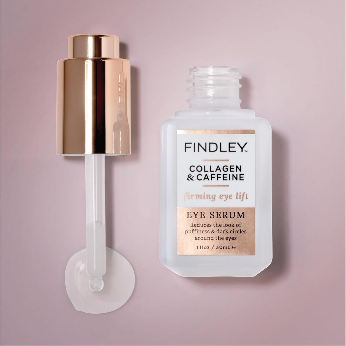 Firming Eye Lift Eye Serum with Collagen and Caffeine - Reduces Puffiness and Dark Circles | Hydrates and Reduces Wrinkles (1 Fl Oz)