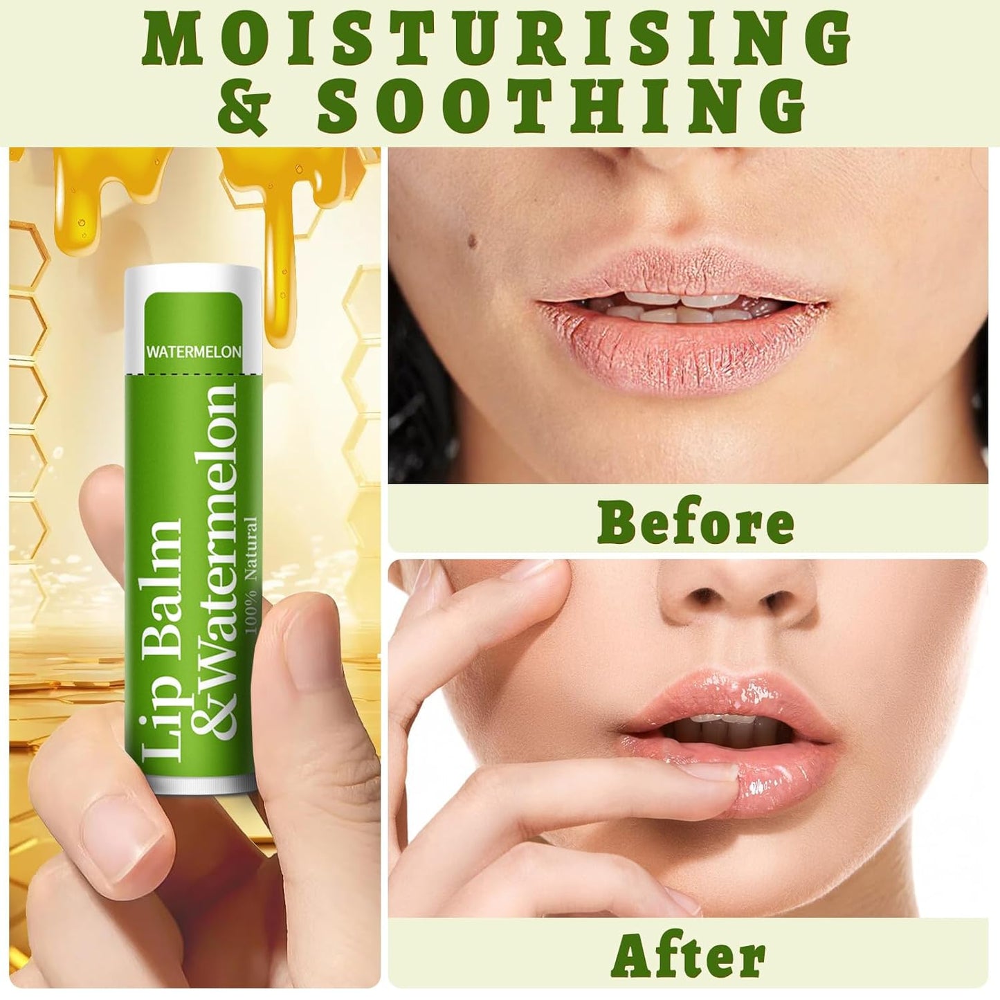 64 Pack Lip Balm, 12 Flavored Organic Natural Lip Balm Bulk Set with Coconut Oil, Moisturizing Lip Balms for Dry Cracked Lips,Bulk Lip Balms Hydrating for Gifts Party Favors(4.2g/0.15oz)