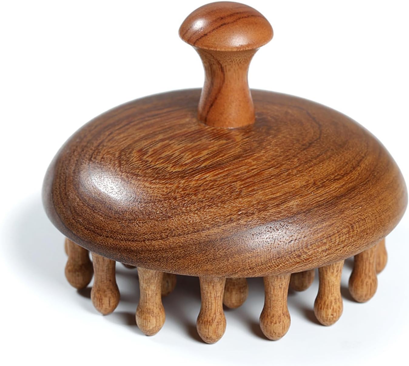 Wooden Scalp Massage Comb - Sandalwood Head Massager Tool, Gua Sha Brush for Women Men Hair Growth Body Massage