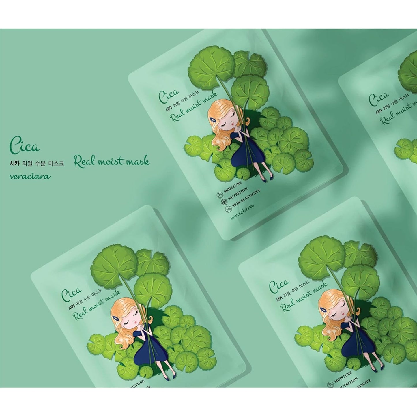 Veraclara] Facial Face Mask | Korean Skin Care Mask… (32-REAL-COMBO-A)