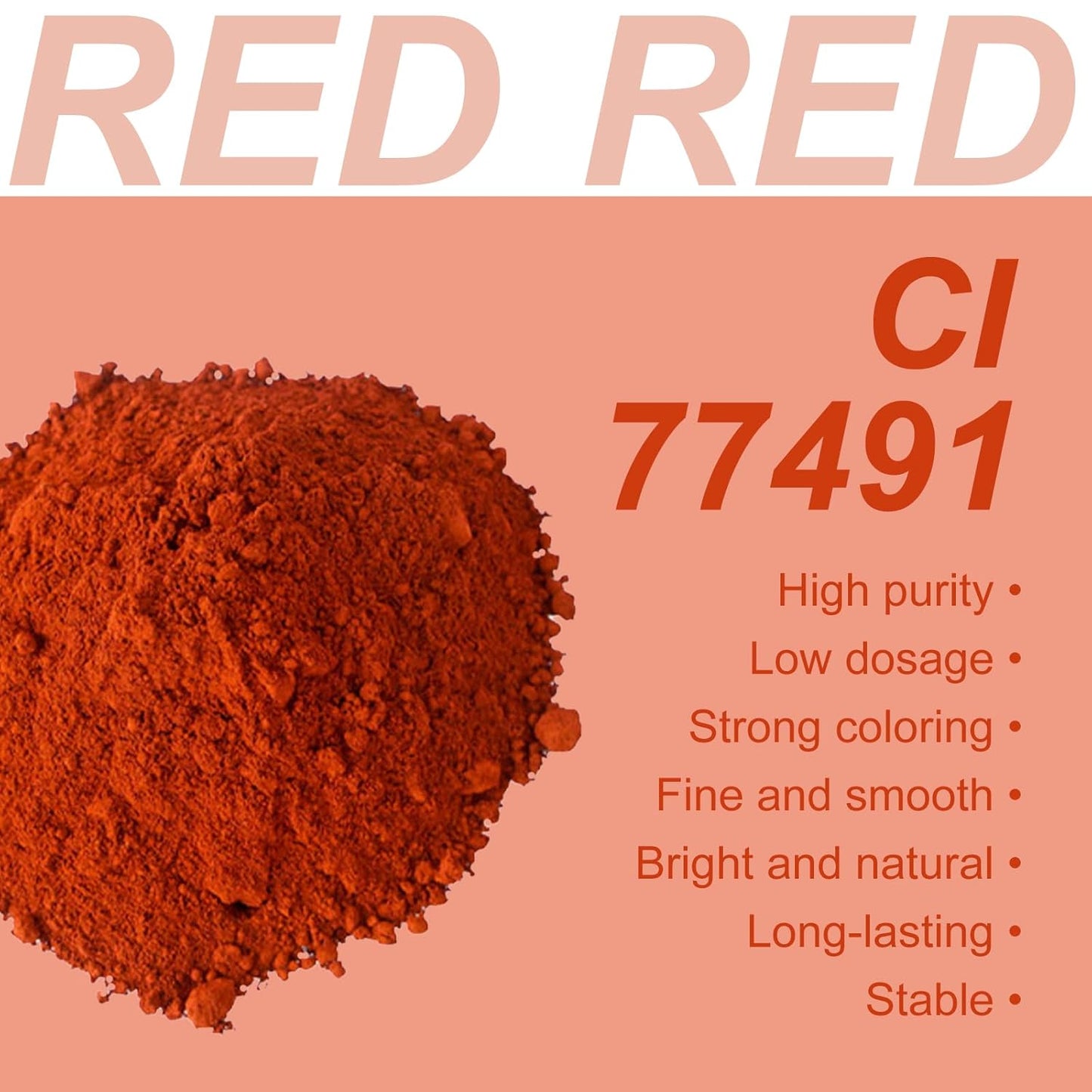 T-Miles Cosmetics Iron Oxide Red Pigment(20g) for DIY Eye Shadow Brow Powder Pressed Powder