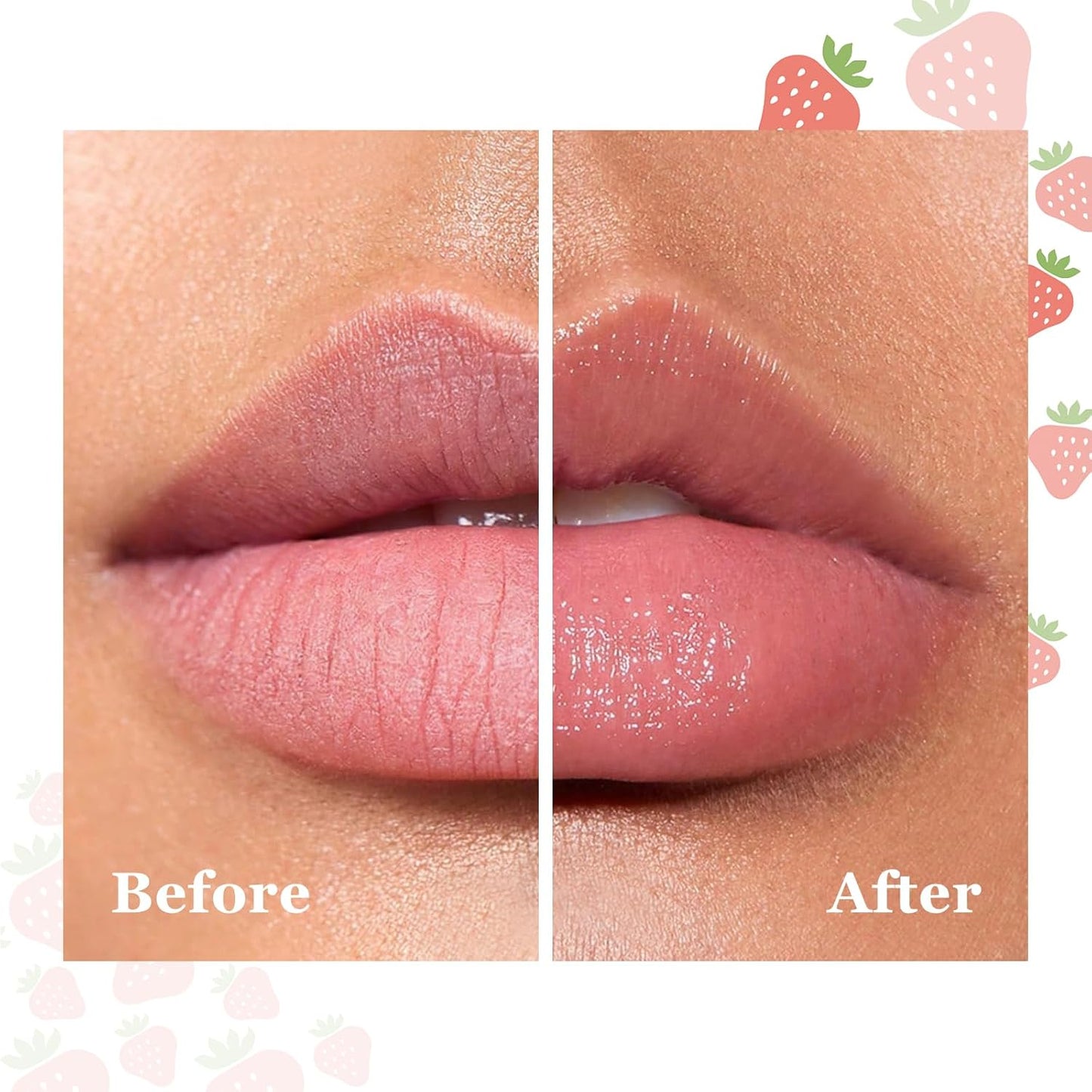 Boobeen Fruit Lip Balm Stick, Lip Repair Stick for Dry Cracked Lips, Moisturizing Lip Care Reduce Fine Lines, Hydrating Lip Balm for Men & Women